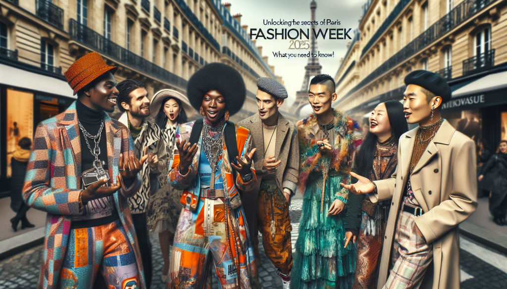 découvrez tout ce qu'il faut savoir sur la fashion week de paris 2025 : les tendances à venir, les créateurs incontournables, les événements clés et les conseils pratiques pour vivre au mieux cet événement phare de la mode. ne manquez rien de cette célébration de la créativité et du style !