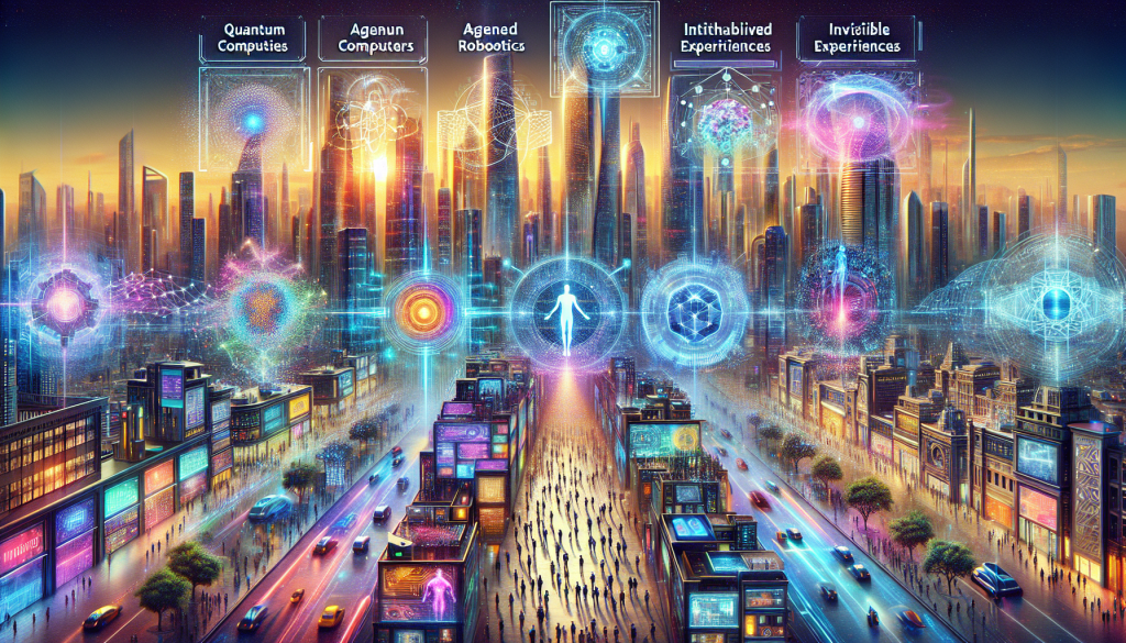 découvrez les cinq grandes tendances technologiques à surveiller en 2025, incluant l'informatique quantique, l'intelligence artificielle agentique, les avancées en robotique, l'émergence des humains synthétiques et les expériences invisibles qui redéfiniront notre quotidien.
