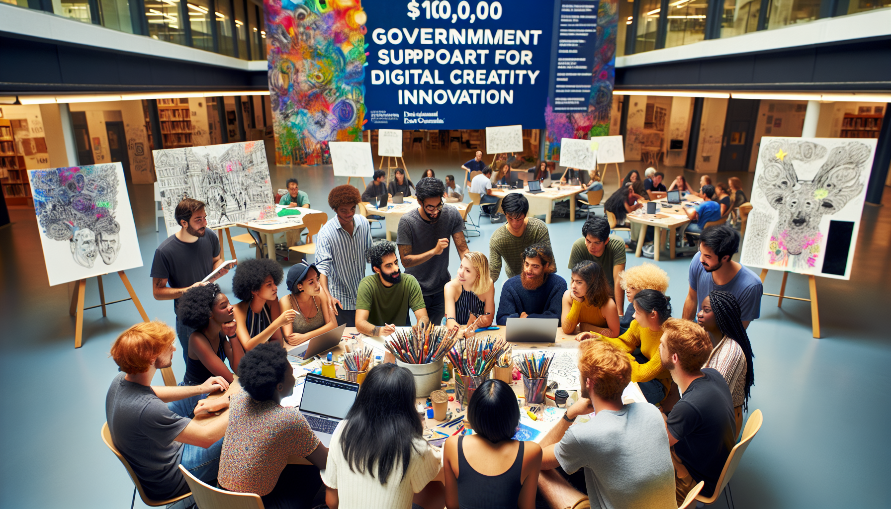 l'uqam reçoit une subvention de 100 000 $ du gouvernement du québec afin de stimuler et promouvoir l'innovation en créativité numérique, soutenant ainsi le développement de nouveaux projets technologiques et créatifs au sein de l'université.