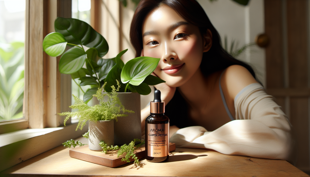 découvrez le sérum aux peptides de cuivre aroma-zone, conçu pour stimuler votre production de collagène de 347% et révéler une peau éclatante, ferme et revitalisée.