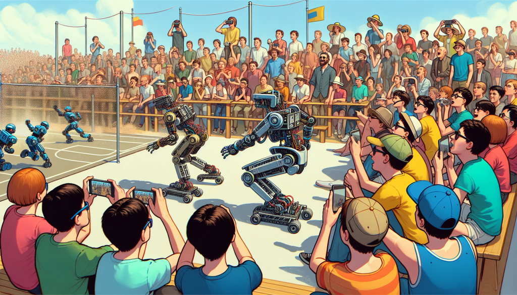découvrez notre question du jour : seriez-vous tenté(e) par des compétitions sportives entre robots ? partagez votre avis et explorez ce nouveau terrain de jeu technologique dans courrier.