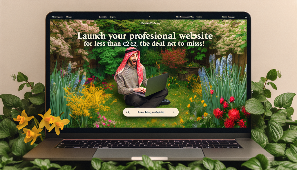 profitez du printemps 2024 pour créer votre site web professionnel à moins de 2 € par mois. une offre exceptionnelle à ne pas rater pour développer votre présence en ligne facilement et à petit prix !