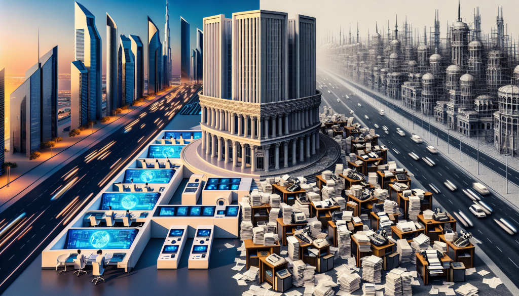 découvrez comment les émirats arabes unis révolutionnent la gouvernance grâce à une intelligence artificielle pilotant à moitié le gouvernement, contrastant avec la paralysie des décisions en europe face aux défis numériques.