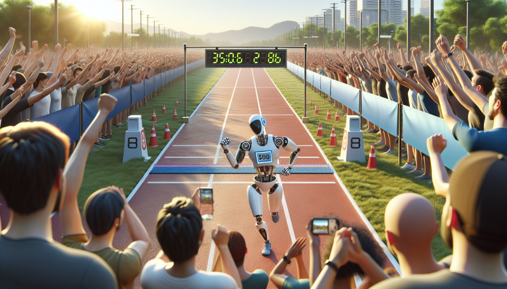 découvrez comment un robot révolutionnaire a battu le record du monde du semi-marathon en seulement 50 minutes et 26 secondes, repoussant les limites de la performance athlétique.