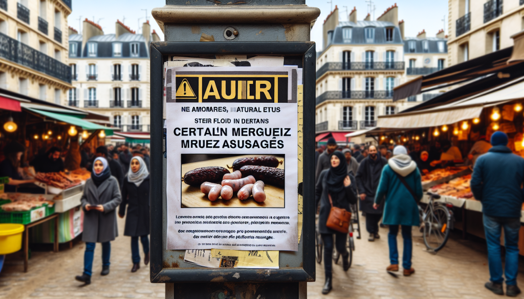 alerte en île-de-france : évitez la consommation de certaines merguez halal en raison de risques sanitaires identifiés. restez informé pour protéger votre santé.