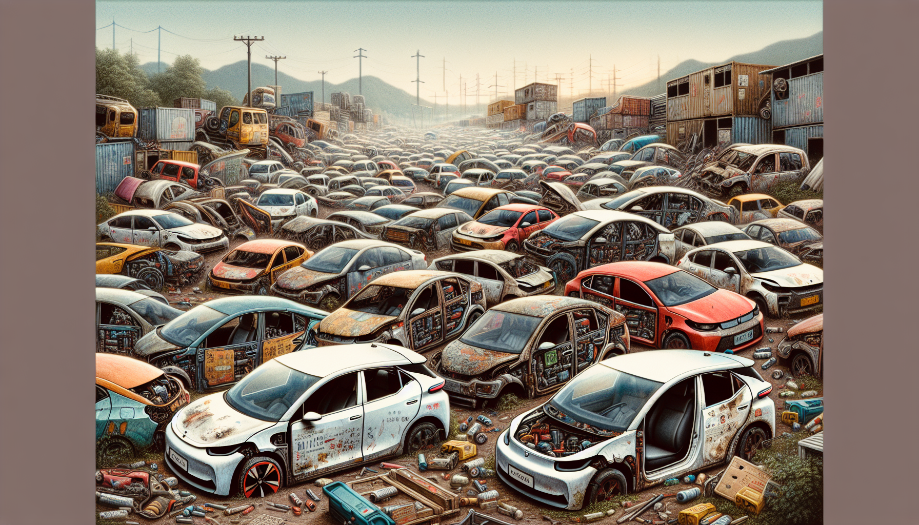 découvrez pourquoi des milliers de voitures électriques chinoises sont envoyées à la casse en seulement 2 ans et les facteurs qui expliquent ce phénomène inédit.